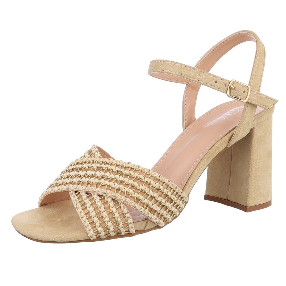 Ital-Design Bequeme Sandalen mit Blockabsatz - Ideal für jeden Anlass Sanda günstig online kaufen