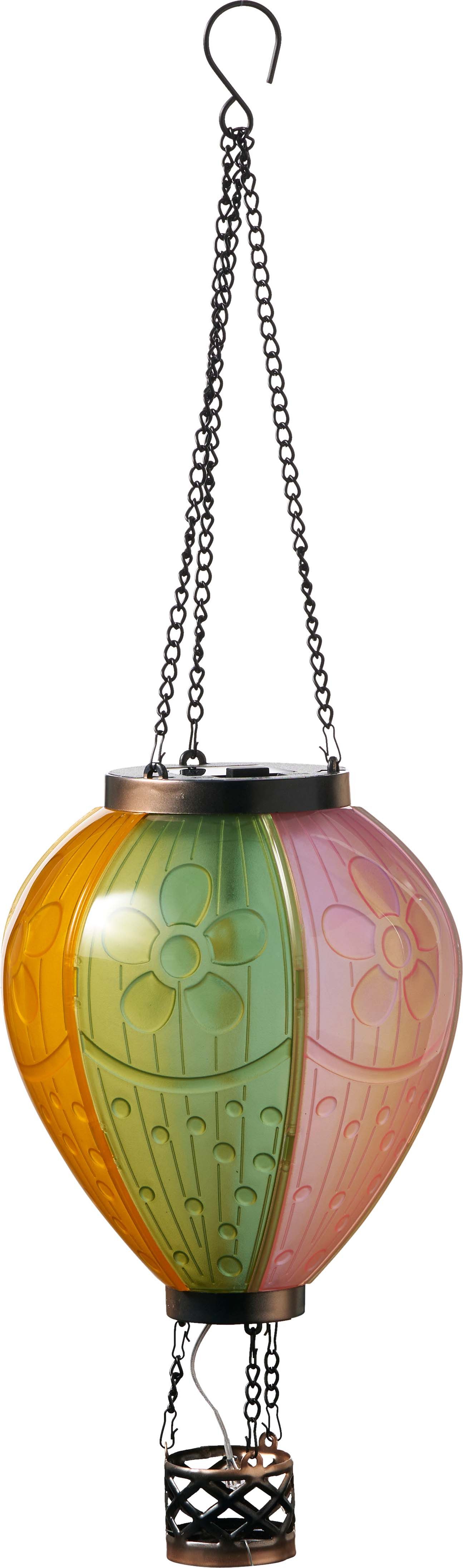 Northpoint LED-Hängeleuchte mit Solarpanel Laterne Heißluftballon günstig online kaufen
