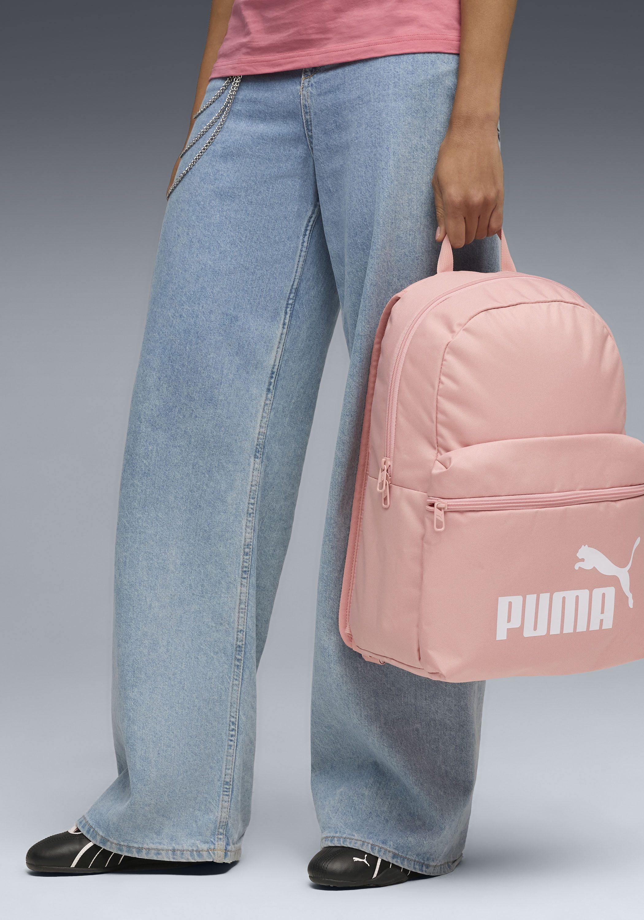 PUMA Rucksack PHASE BACKPACK, mit Zwei-Wege-Reißverschluss am Hauptfach, mit seitlicher Mesh-Tasche