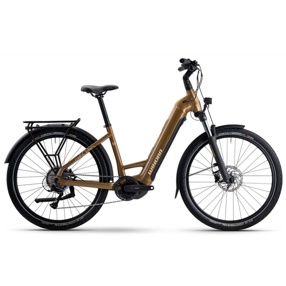 Winora E-Bike Yucatan X8 Low Trekkingbike mocaccino