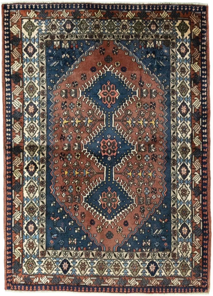 mm Yalameh / rechteckig, 107x151 Höhe: Orientteppich Perserteppich, Trading, Handgeknüpfter Nain 12 Orientteppich