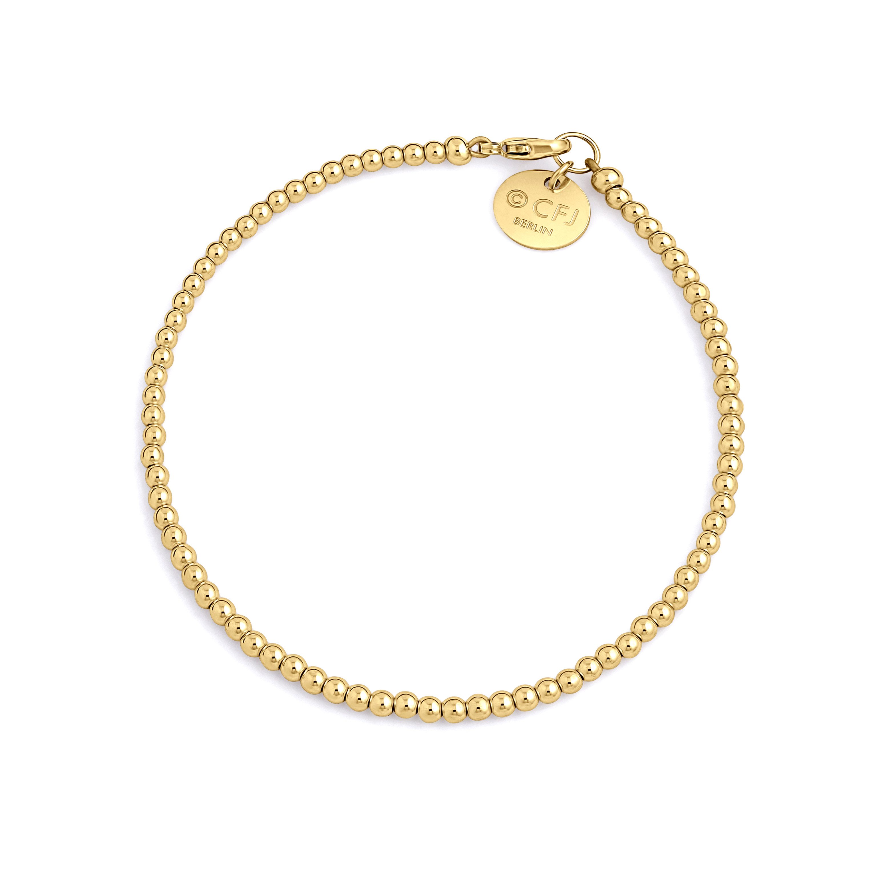 CLASSYANDFABULOUS Jewelry Armband Kugelarmband 2.5mm - 14k Gold filled