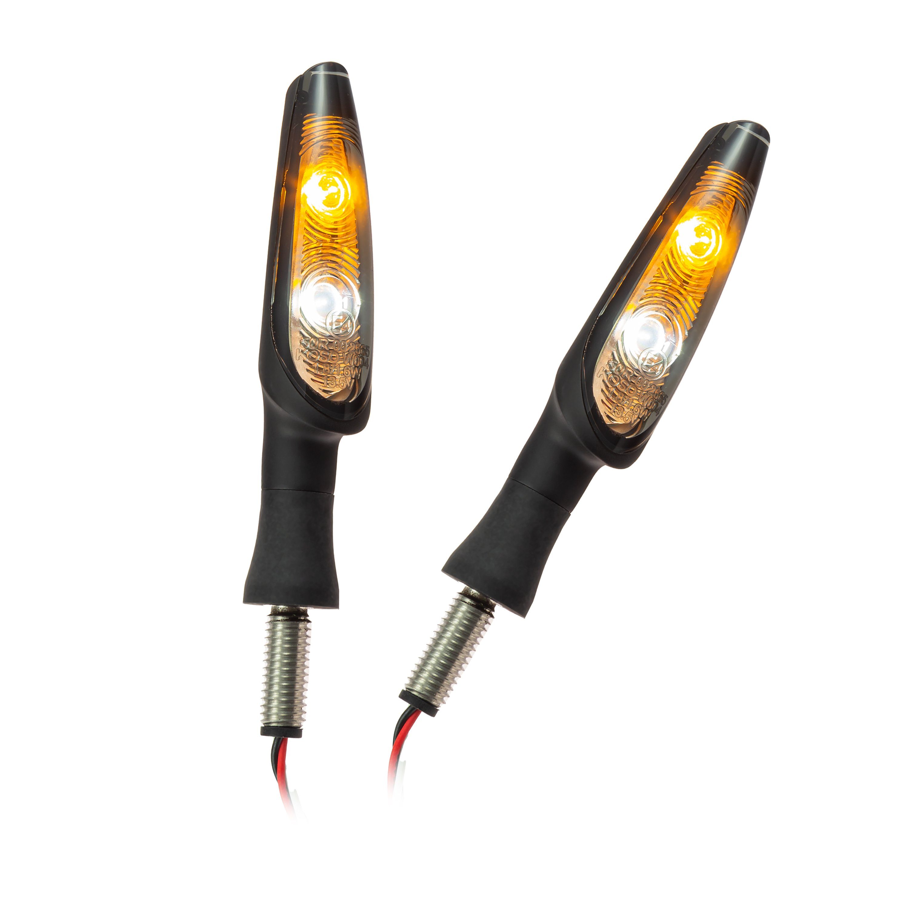 Blinker KOSO LED Blinker Paar Infinity-F, schwarz
