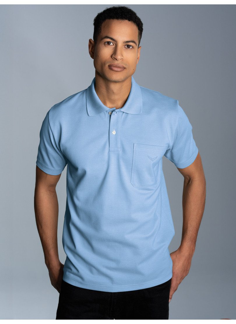 Trigema Poloshirt "TRIGEMA Polohemd mit Brusttasche", (1 tlg.) günstig online kaufen