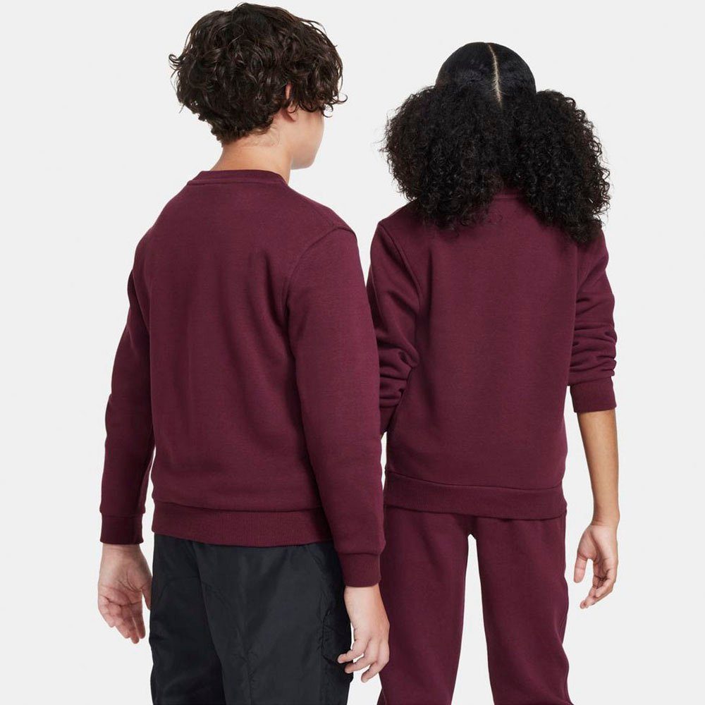 FLEECE Nike Sportswear BIG NIGHT CLUB MAROON/WHITE SWEATSHIRT KIDS' Sweatshirt