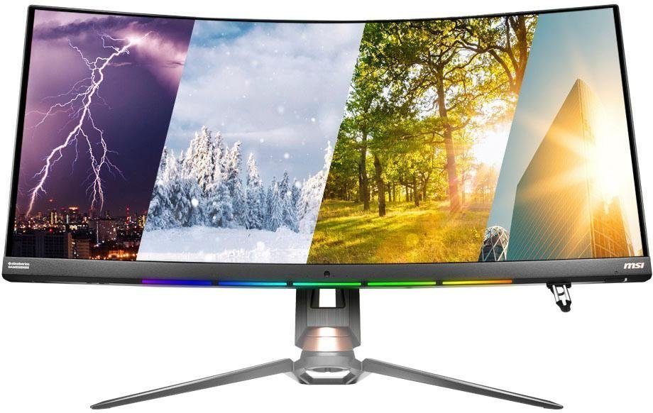 MSI Optix MPG341CQR Curved-Gaming-LED-Monitor (86,36 cm/34 ", 3440 x 1440 px, UWQHD, 1 ms Reaktionszeit, 144 Hz, VA LED, 3 Jahre Herstellergarantie)