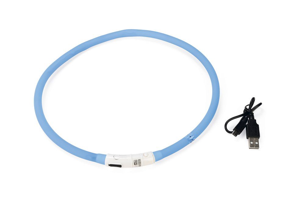 Karlie Hundeleine Karlie Visio Light LED-Leuchtschlauch mit USB - Blau