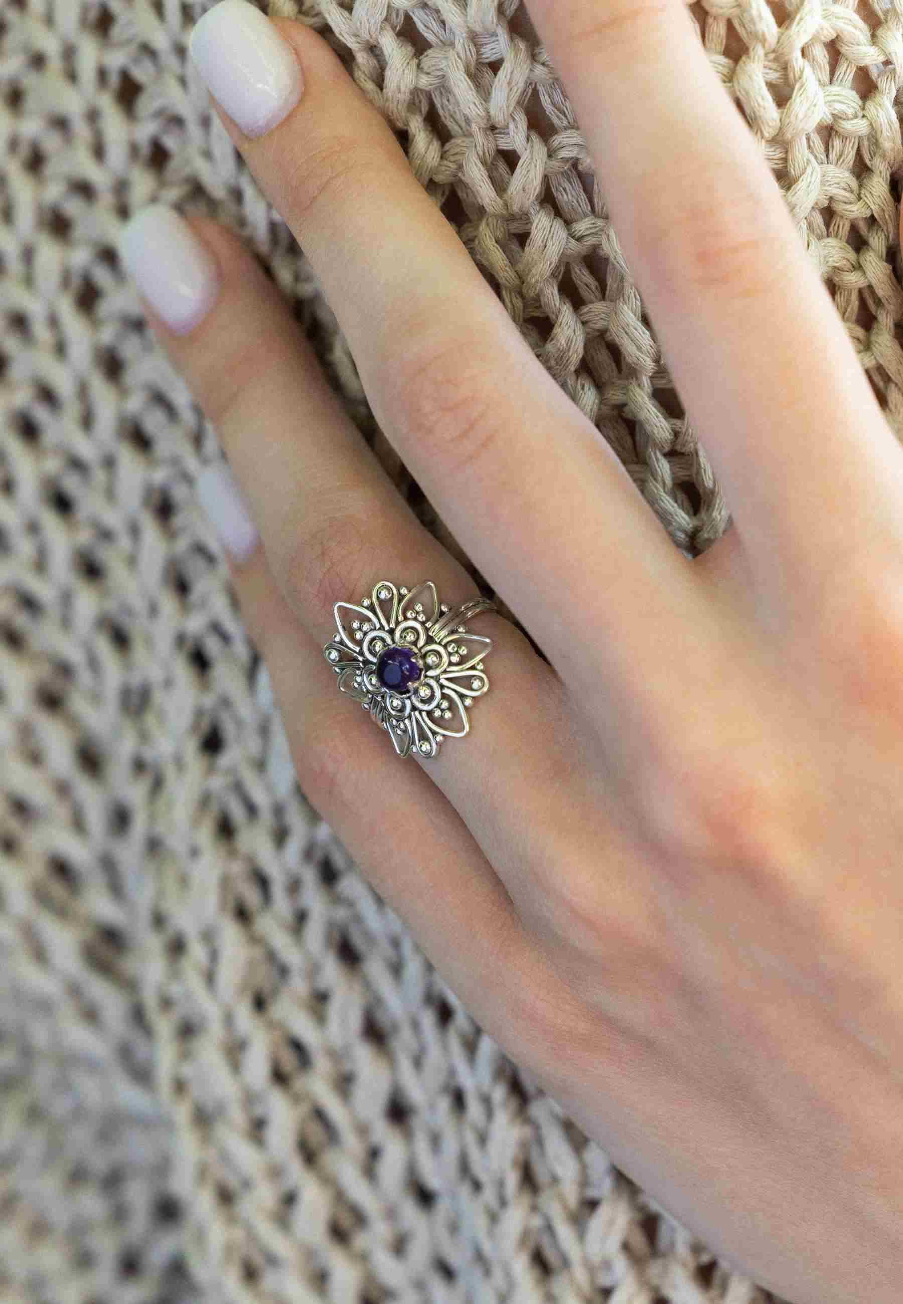 mantraroma Silberring MUDARA-EMPAT aus 925 Silber günstig online kaufen
