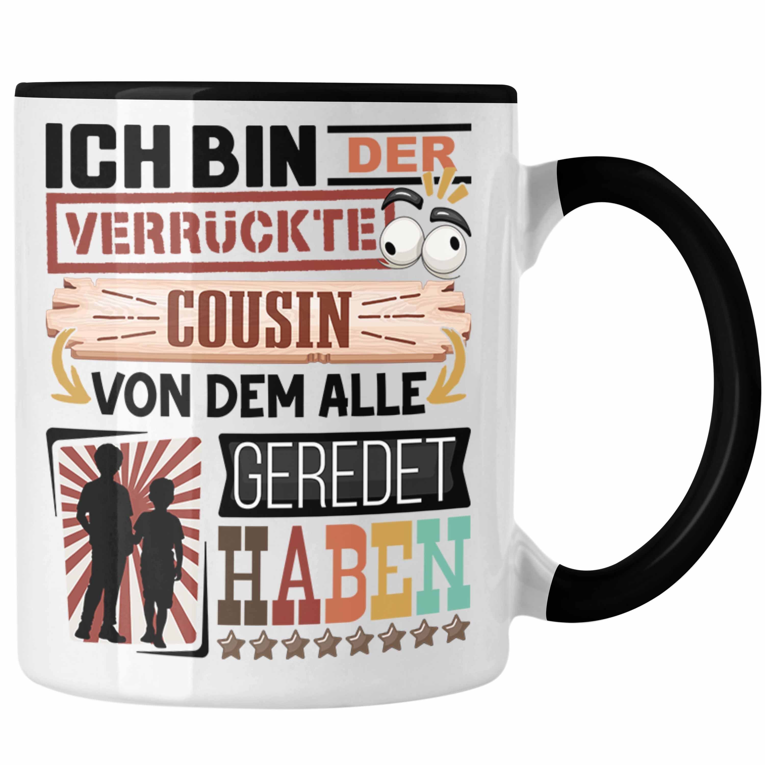 Trendation Tasse Cousin Tasse Geschenk Spruch Lustig Geschenkidee für