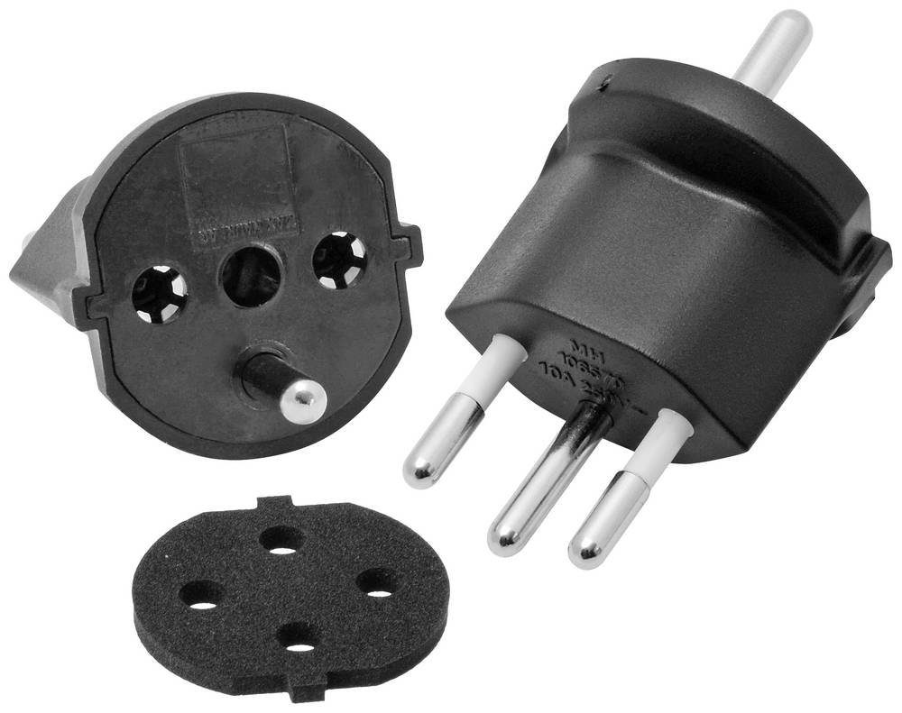 Max Hauri AG 167767 Steckeradapter nicht lösbar Reiseadapter