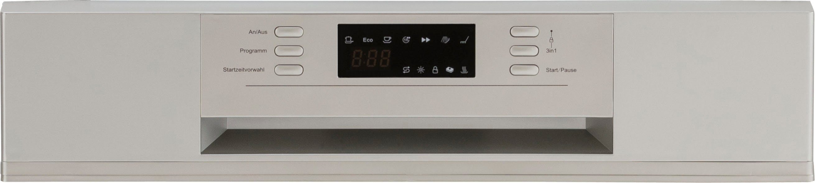 HELD Brindisi, | Hochglanz/weiß Küchenzeile weiß weiß E-Geräten, cm mit Breite 280 MÖBEL