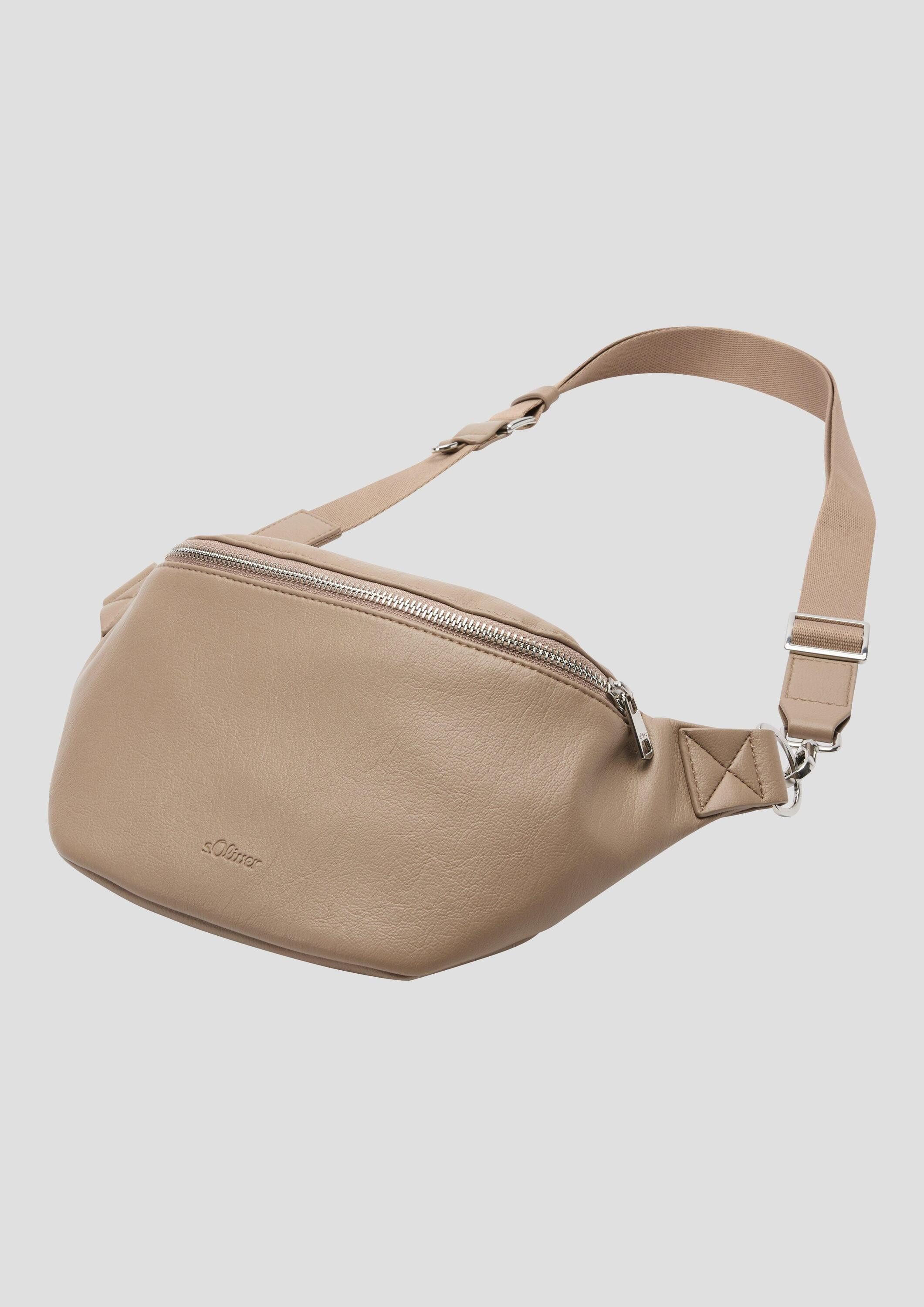 s.Oliver Gürteltasche Tasche, Crossbody Bag mit zweitem Reißverschlussfach Innen