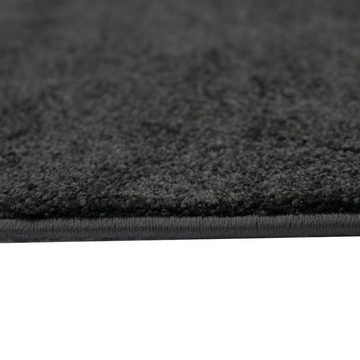 Teppich Unidesign Teppich passend für viele Zimmer in schwarz, Carpetia, rechteckig, Höhe: 17 mm
