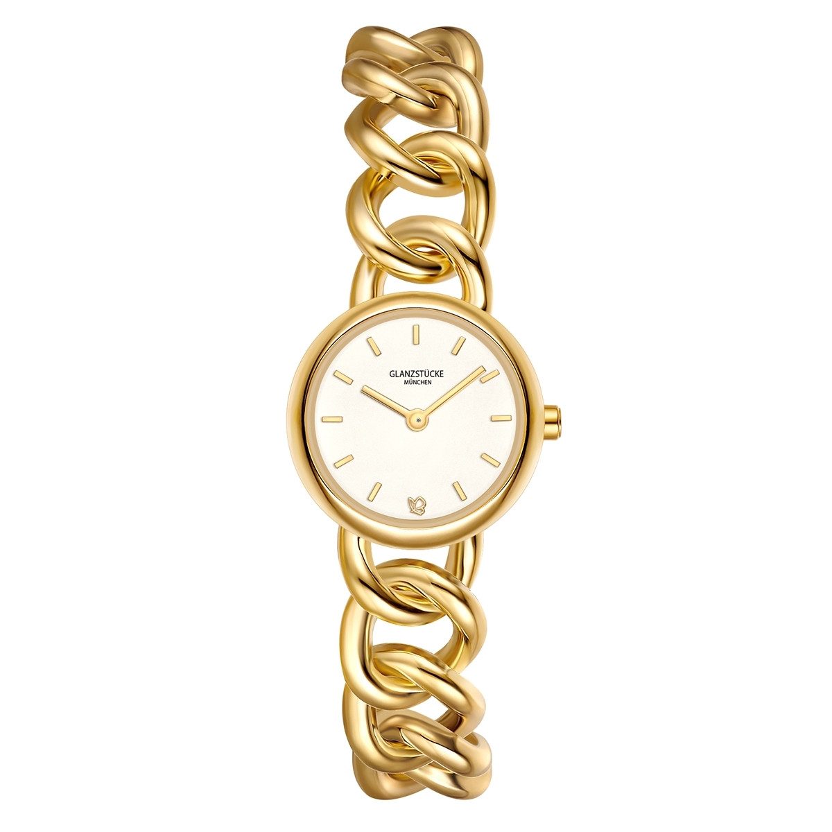 Glanzstücke München Quarzuhr gelbgold günstig online kaufen