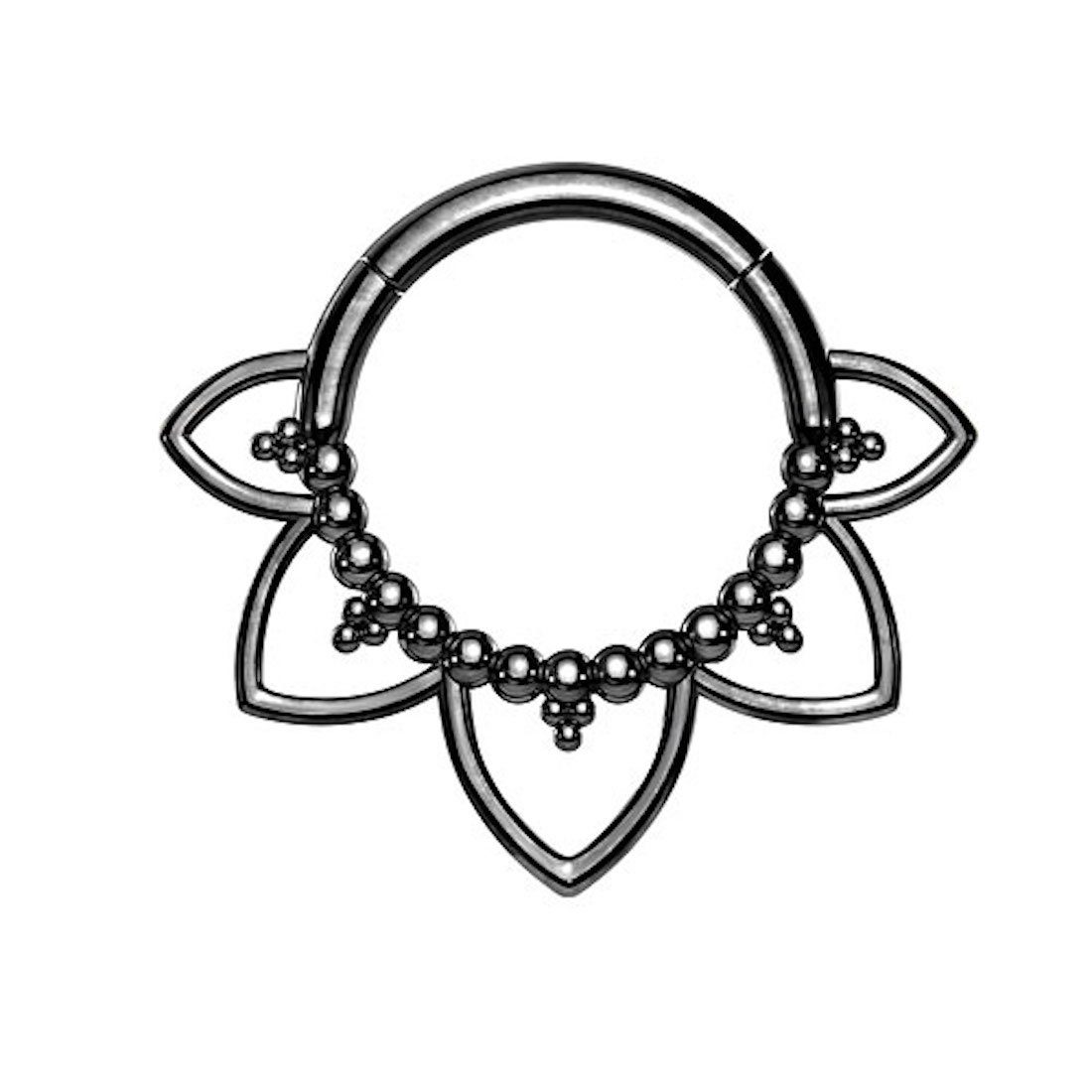 Taffstyle Nasenpiercing Septum Piercing Ring Segmentring Clicker Scharnier günstig online kaufen