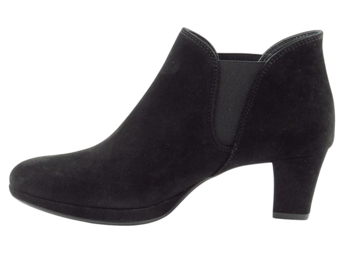 Paul Green Samtziege schwarz Stiefelette günstig online kaufen