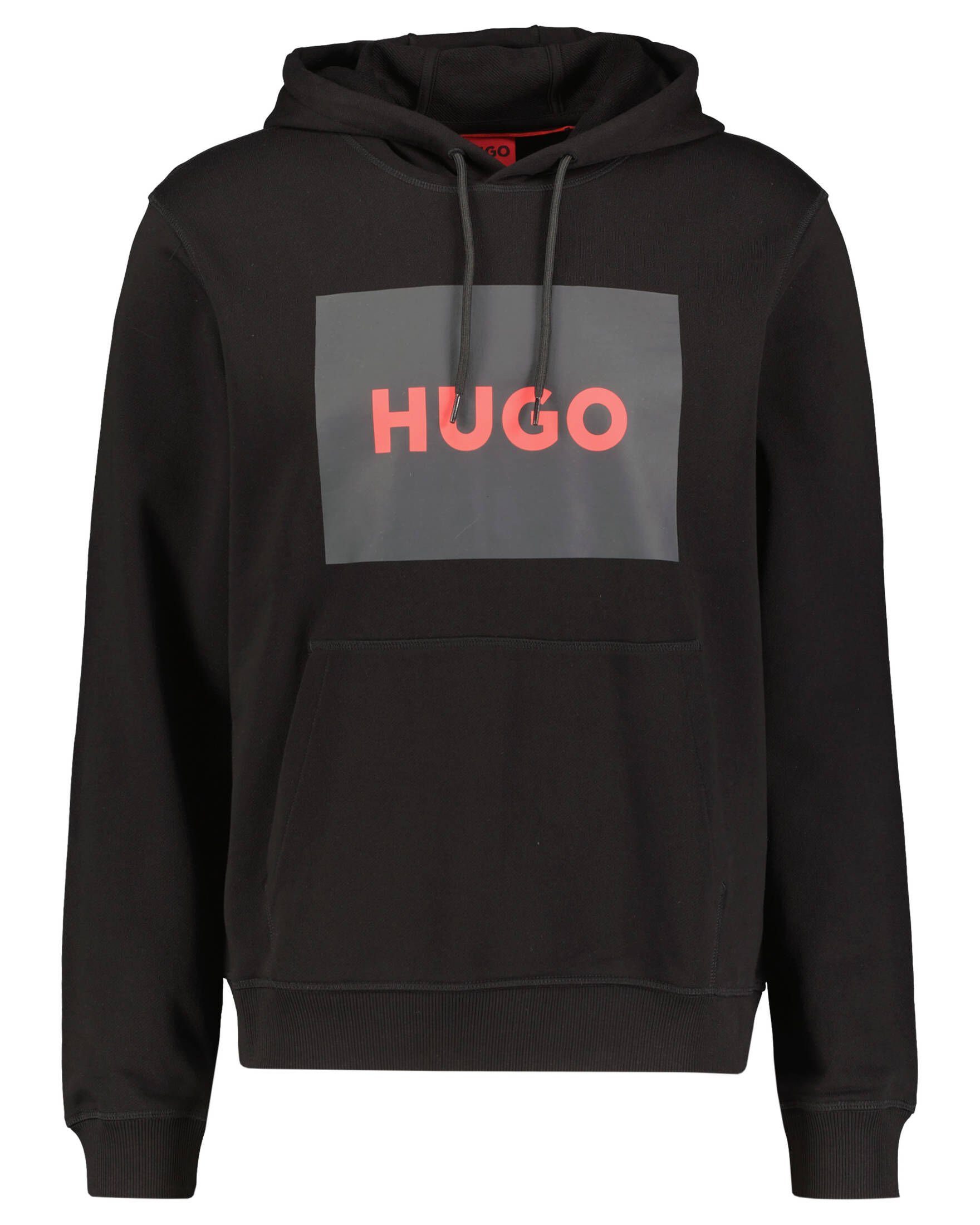 Hoodie Regular HUGO Fit Herren (200) (1-tlg) Sweatshirt DURATSCHI223 schwarz