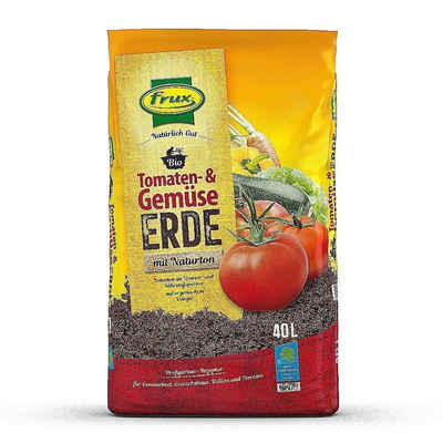 frux® Spezialerde Bio Tomatenerde Gemüseerde 40l Gewächshauserde Hochbeeterde 45 Liter
