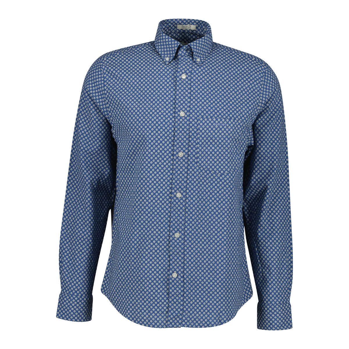 Gant Langarmhemd 3260041 Herren Hemd gemustert mit Button-down-Kragen