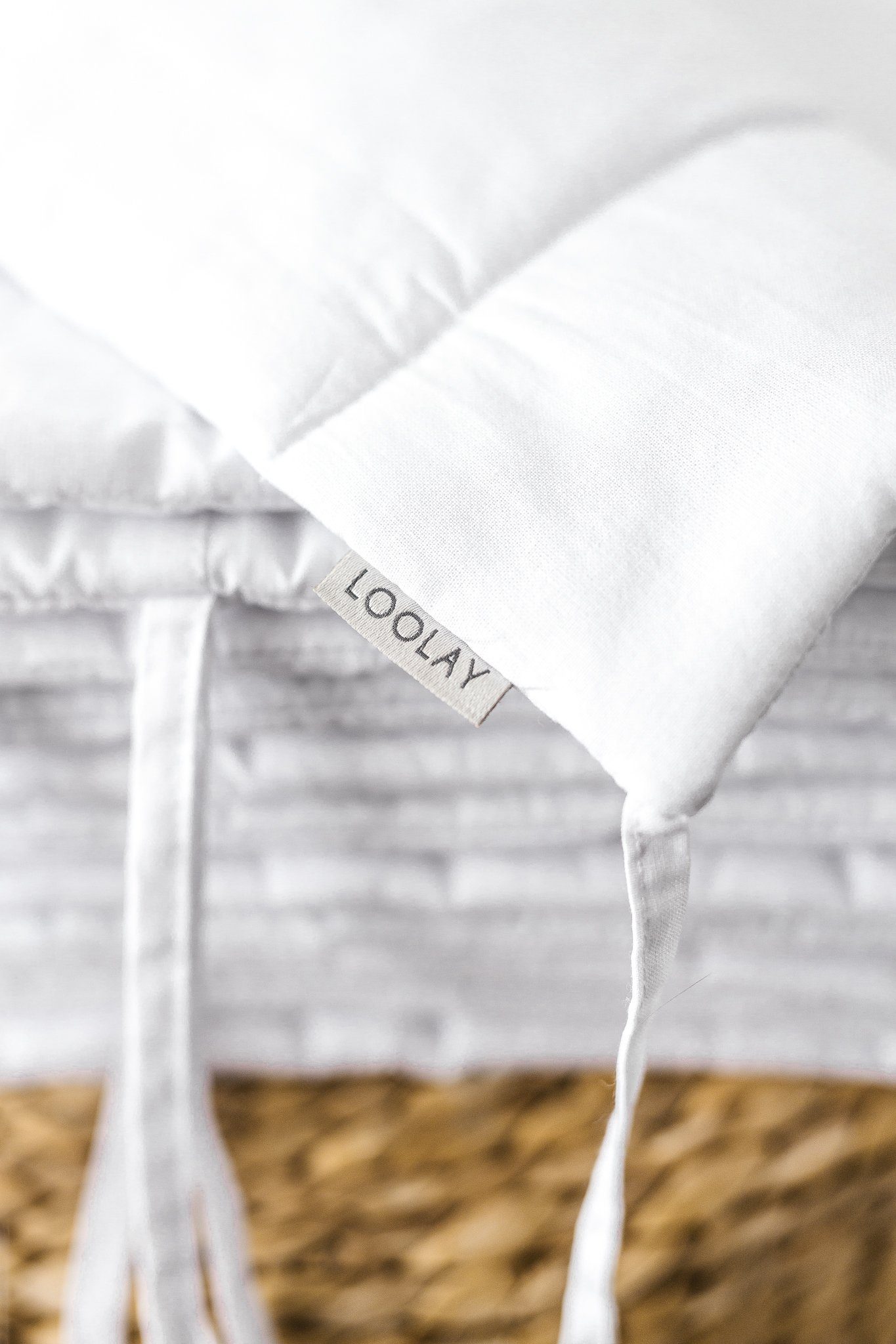 Loolay Bettnestchen 100% WEIß BIO-Baumwolle Atmungsaktives Babybett BETTUMRANDUNG, (420, 360, 210, 180 x 30cm, Baby und Neugeborene Premium GESCHENK!, LUX Babya – Bild 5 von 5