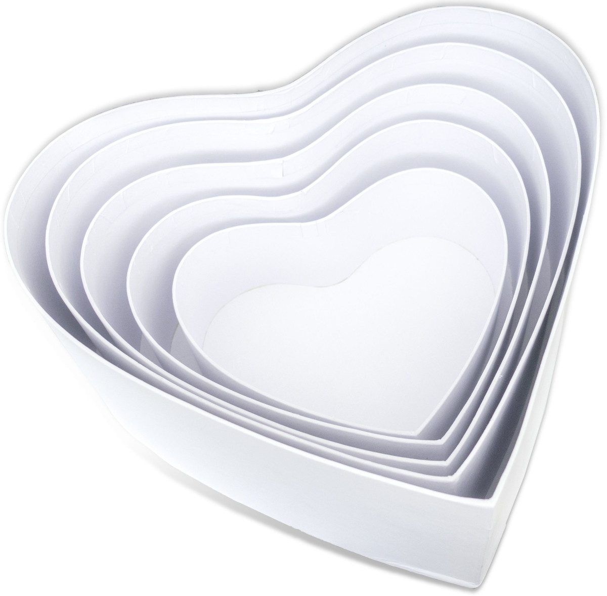 Ursus - Ludwig Bähr Motivpapier Geschenkkarton-Set blanko VE=5 Stück Herz