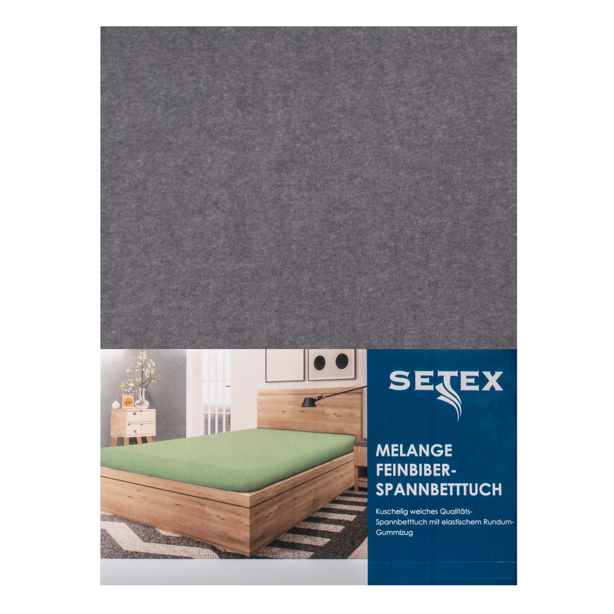 SETEX Натяжные простыни Biber, Biber, Gummizug: rundum, (1 Stück), Feinbiber-Ausführung für extra Wärme an kalten Tagen