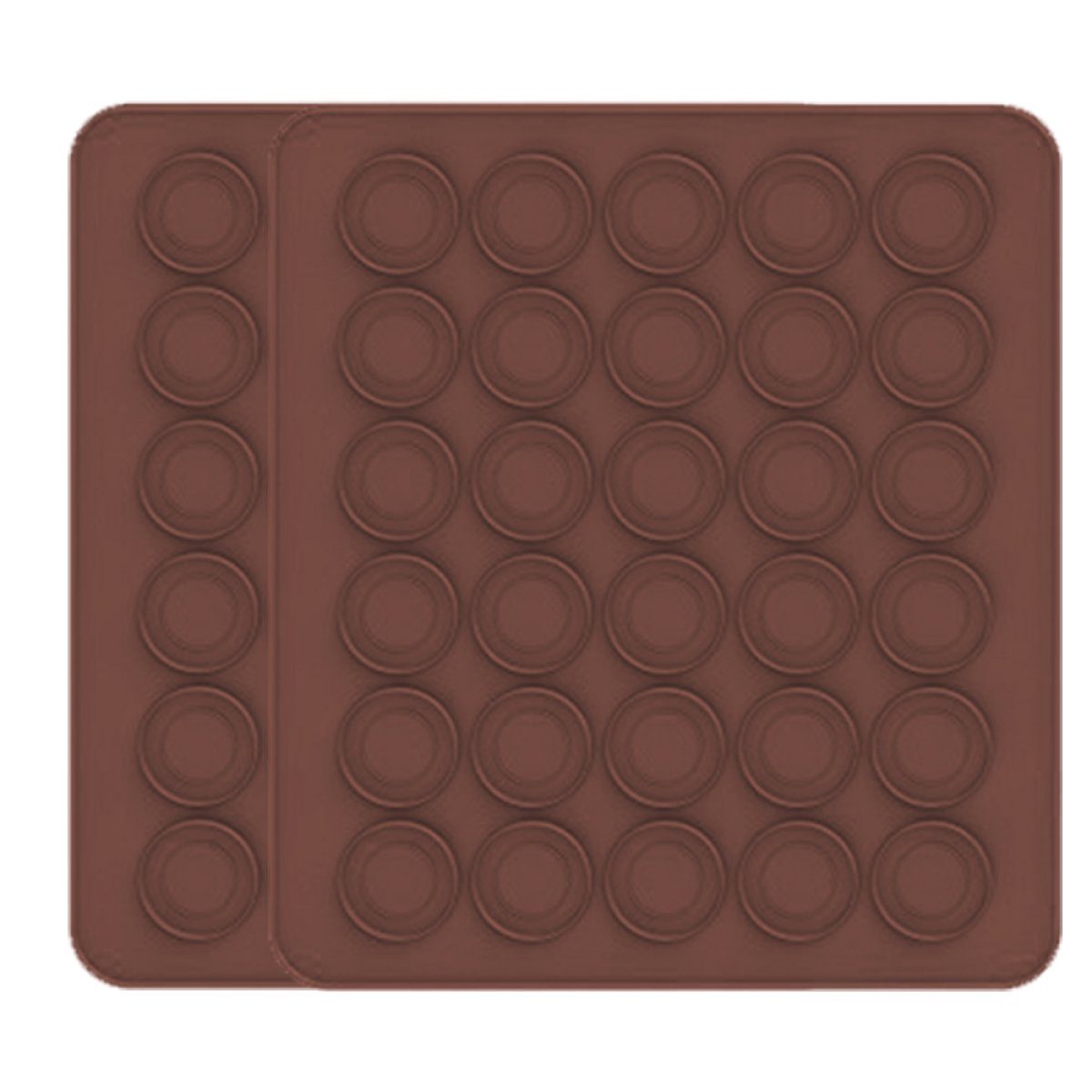 Rwoythk Backmatte Backmatte Macarons Backmatte Löcher Silikon 30 Silikonmatte