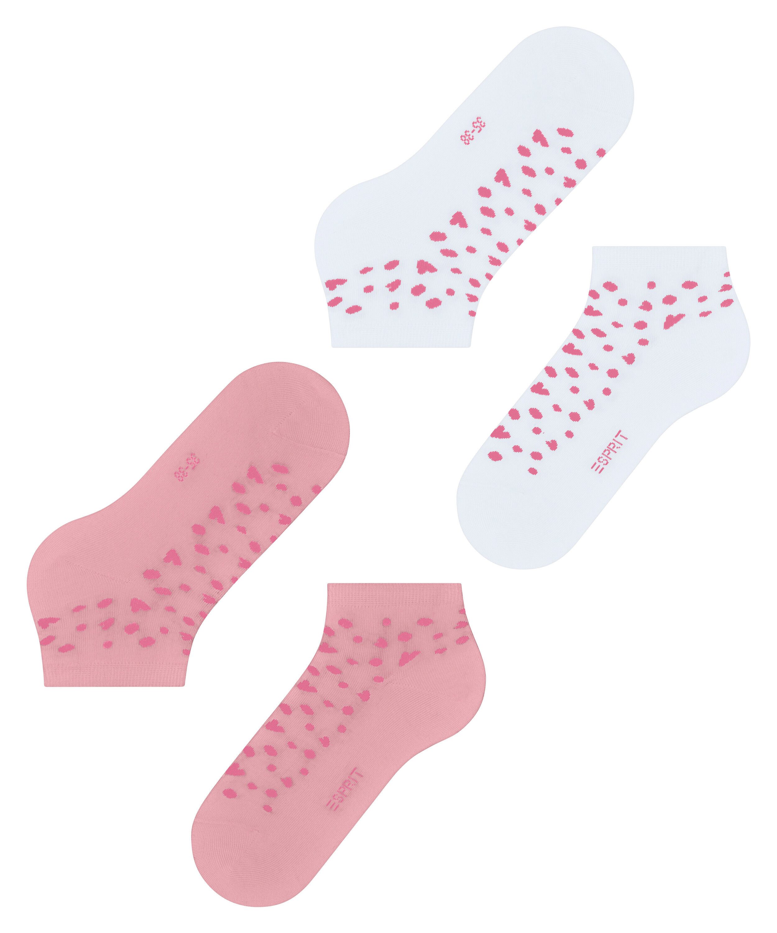 Esprit Sneakersocken Esprit Playful Hearts 2-Pack Damen (2-Paar) – Bild 4 von 5