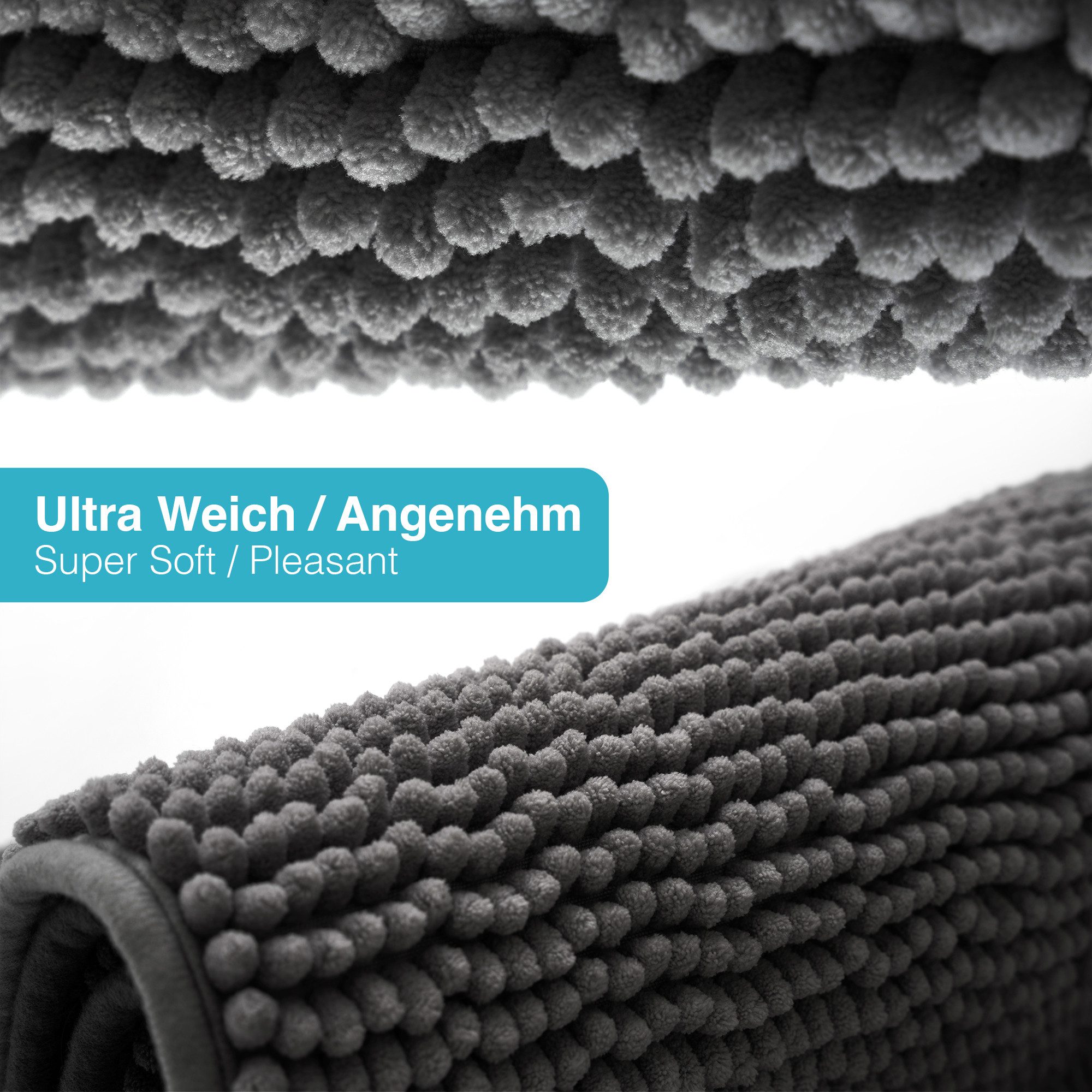 Seamarkt Badematte Chenille Rutschfeste Badematte günstig online kaufen