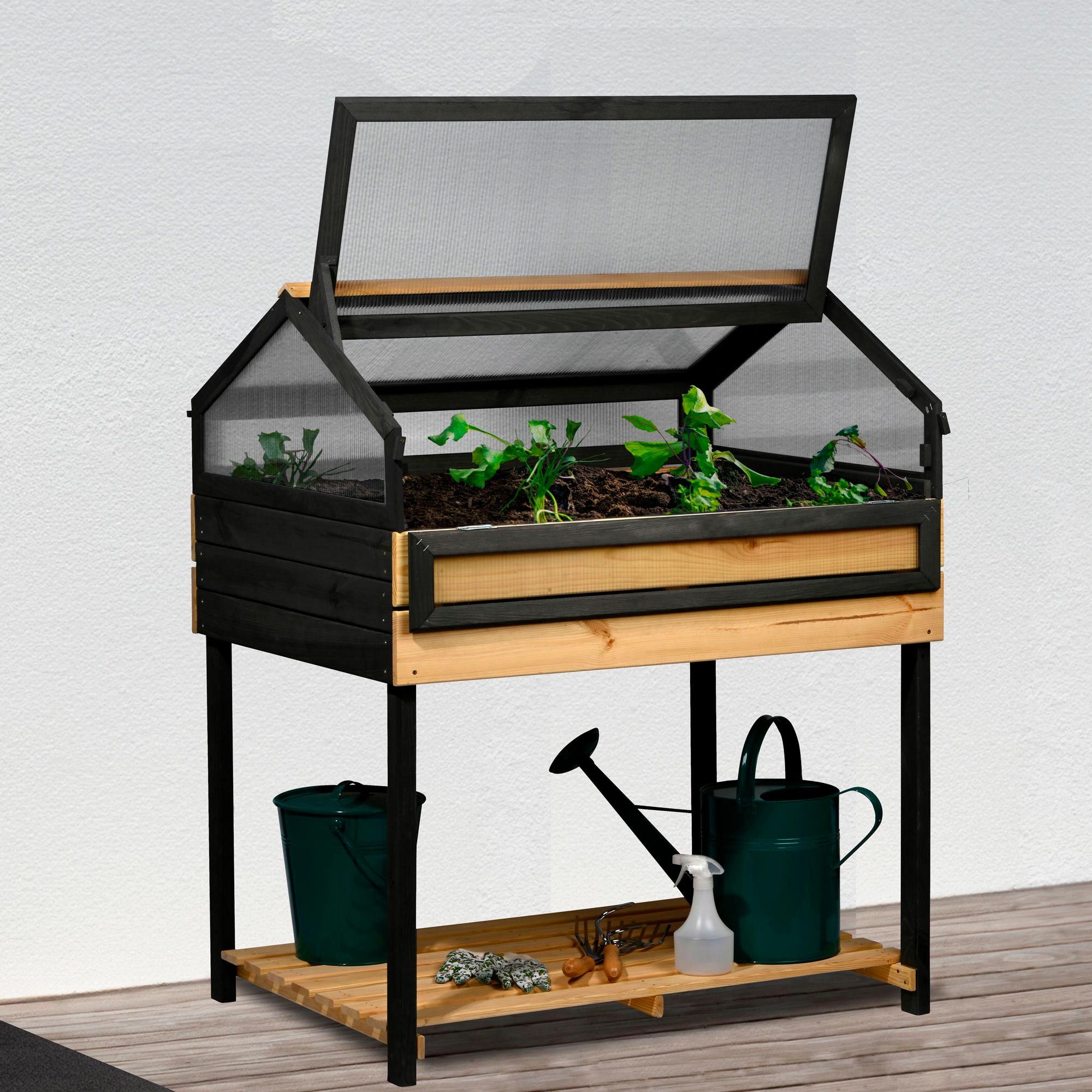 dobar Hochbeet "Vierjahreszeiten" Gr. XXL, Das XXL-Hochbeet ist ca. 100 x 73 x 121,5 cm (L x B x H) groß