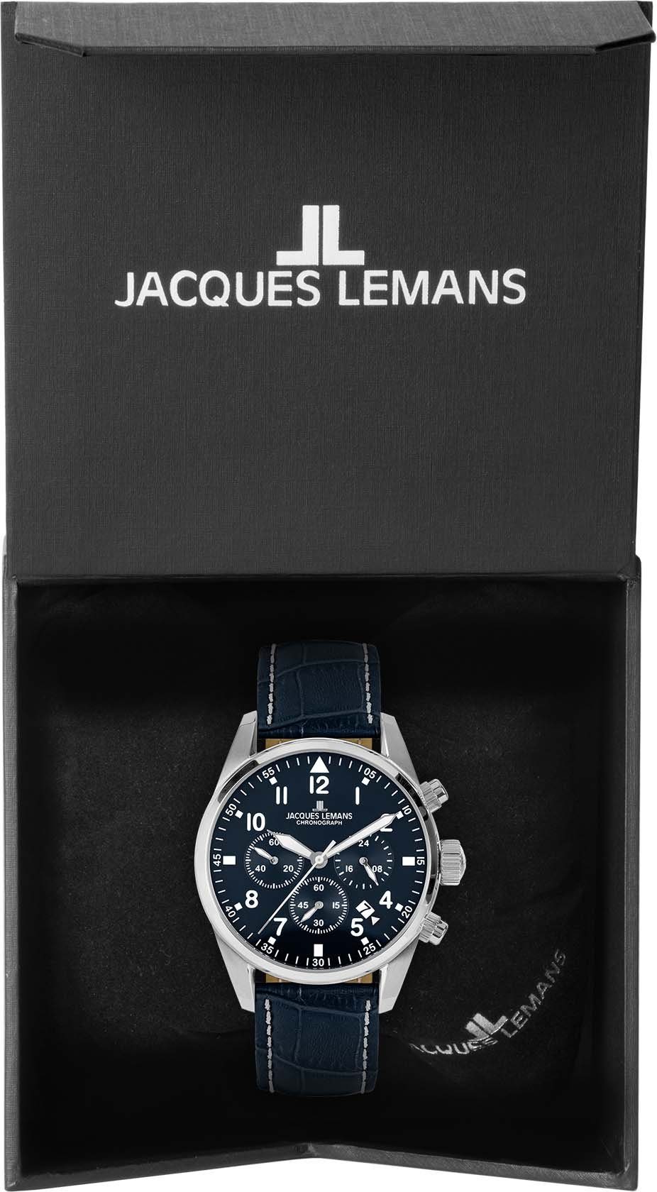 Jacques Barcelona, 42-2B Lemans Chronograph dunkelblau
