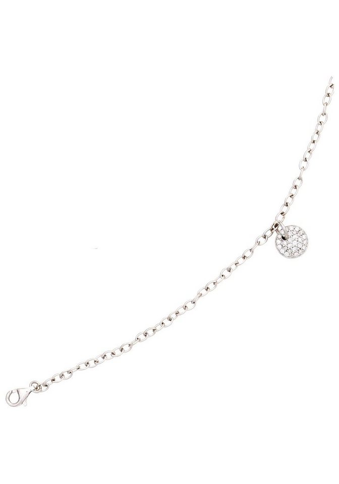 JOBO Goldarmband, 585 Weißgold mit 29 D... JOBO Goldarmband, 585 Weißgold mit 29 D...