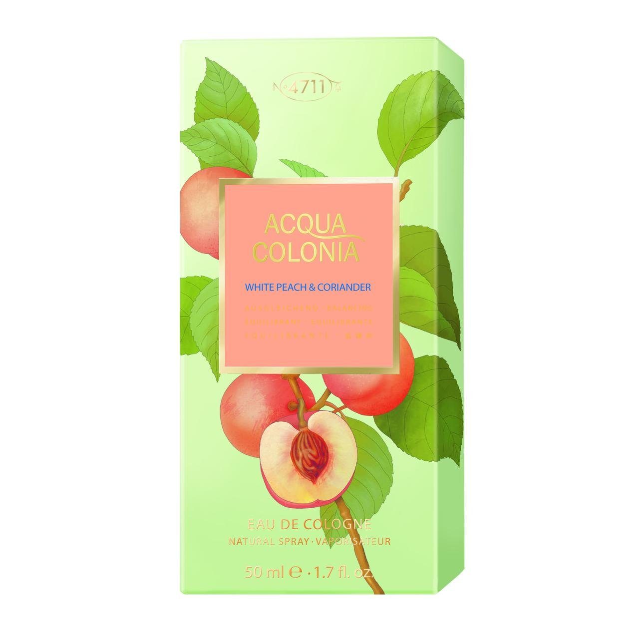 4711 Acqua Colonia Eau de Cologne White Peach & Coriander EdC Nat. Spray, Unisex Duft