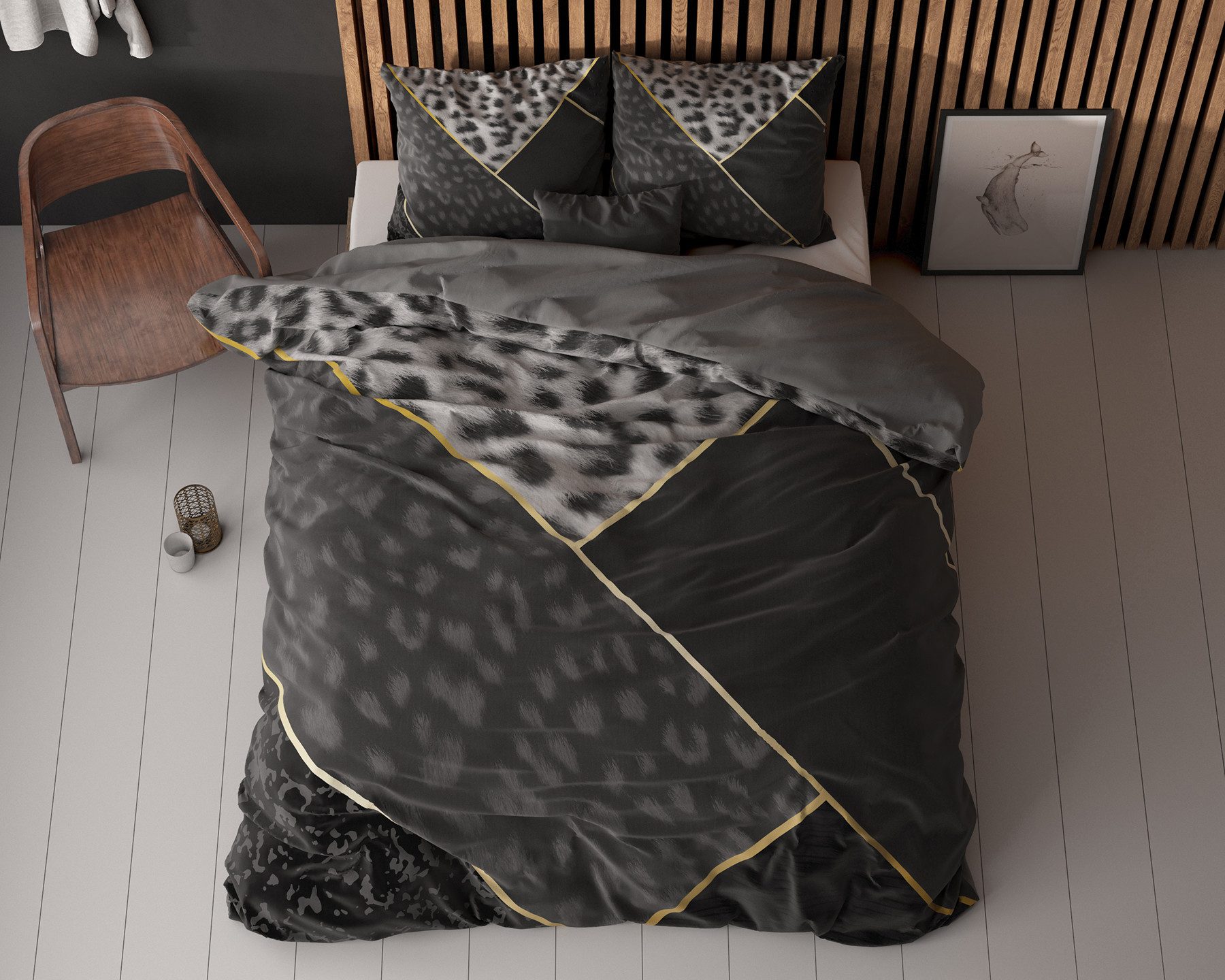 Sitheim-Europe Bettwäsche SLEEPTIME Panther Vibe Anthrazit günstig online kaufen