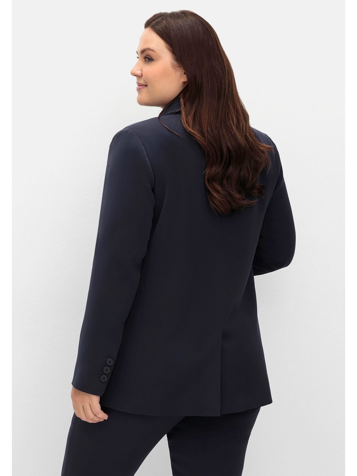 Sheego Longblazer Große Größen in taillierter Form, mit Schlitz hinten