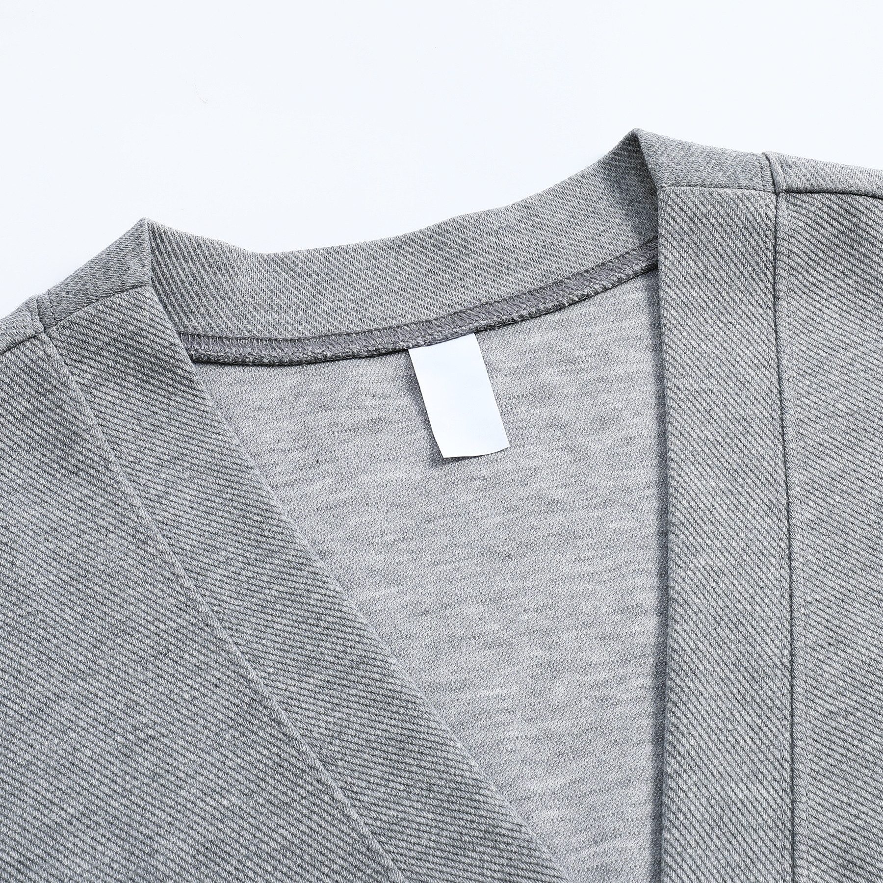 Allthemen Strickweste Baumwolle Herren ärmellose Strickjacke mit Taschen