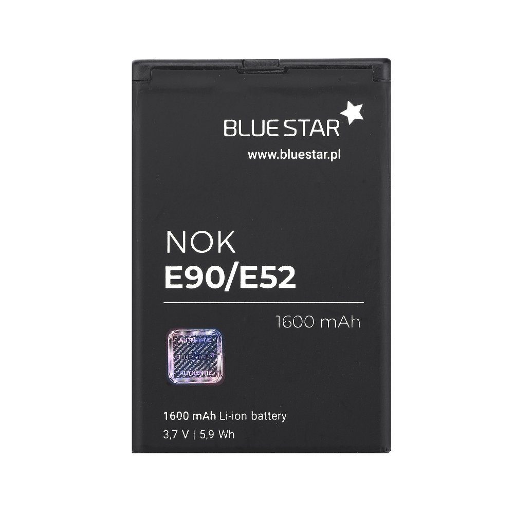 PREMIUM BP-4L BlueStar mit E71 kompatibel mAh E52 Austausch Batterie / Nokia Accu / Smartphone-Akku E61 Akku 1600 / E63i Ersatz