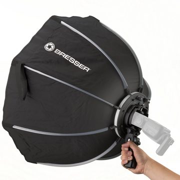 BRESSER Softbox Super Quick Schnellspann-Octabox 90cm für Kamerablitze