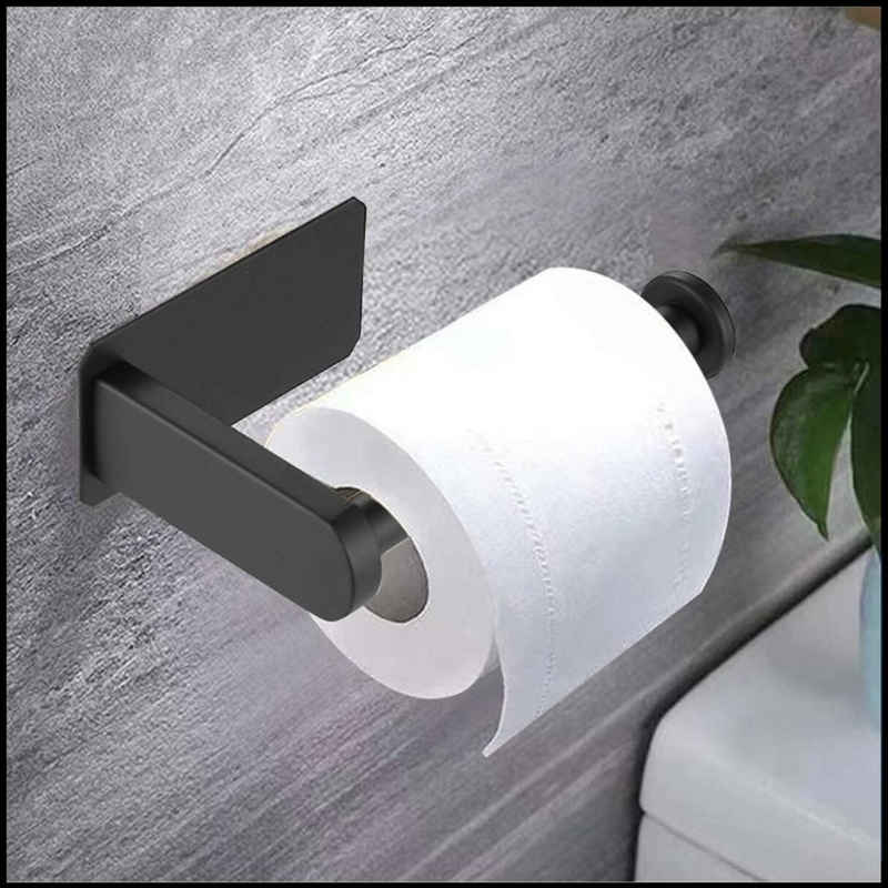 Novabad Toilettenpapierhalter Klopapierhalter ohne Bohren, Selbstklebend WC Rollenhalter Edelstahl, WC Halter Rollenhalter Klorollenhalter Papierhalter