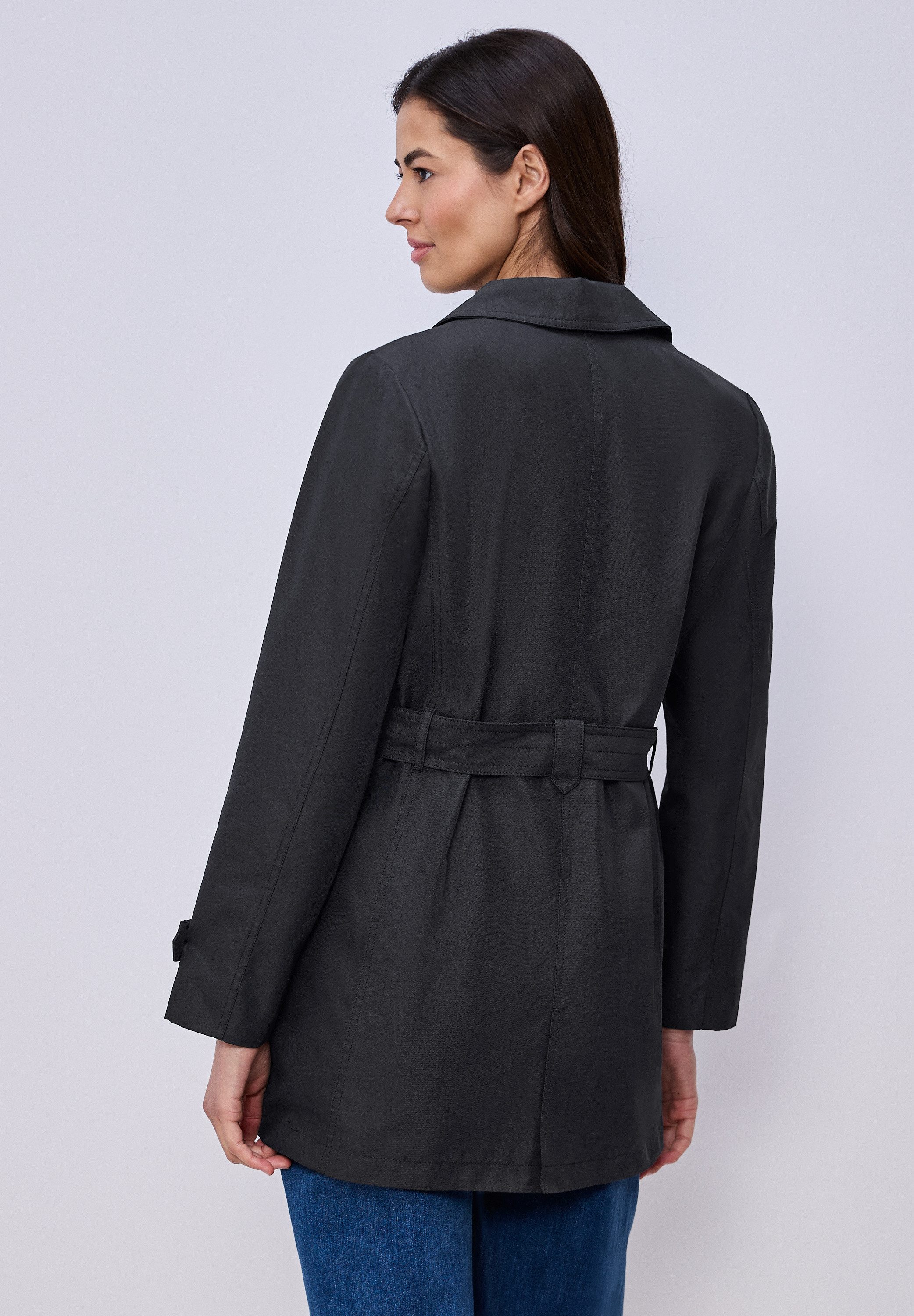STREET ONE Outdoorjacke im soften Baumwoll-Mix