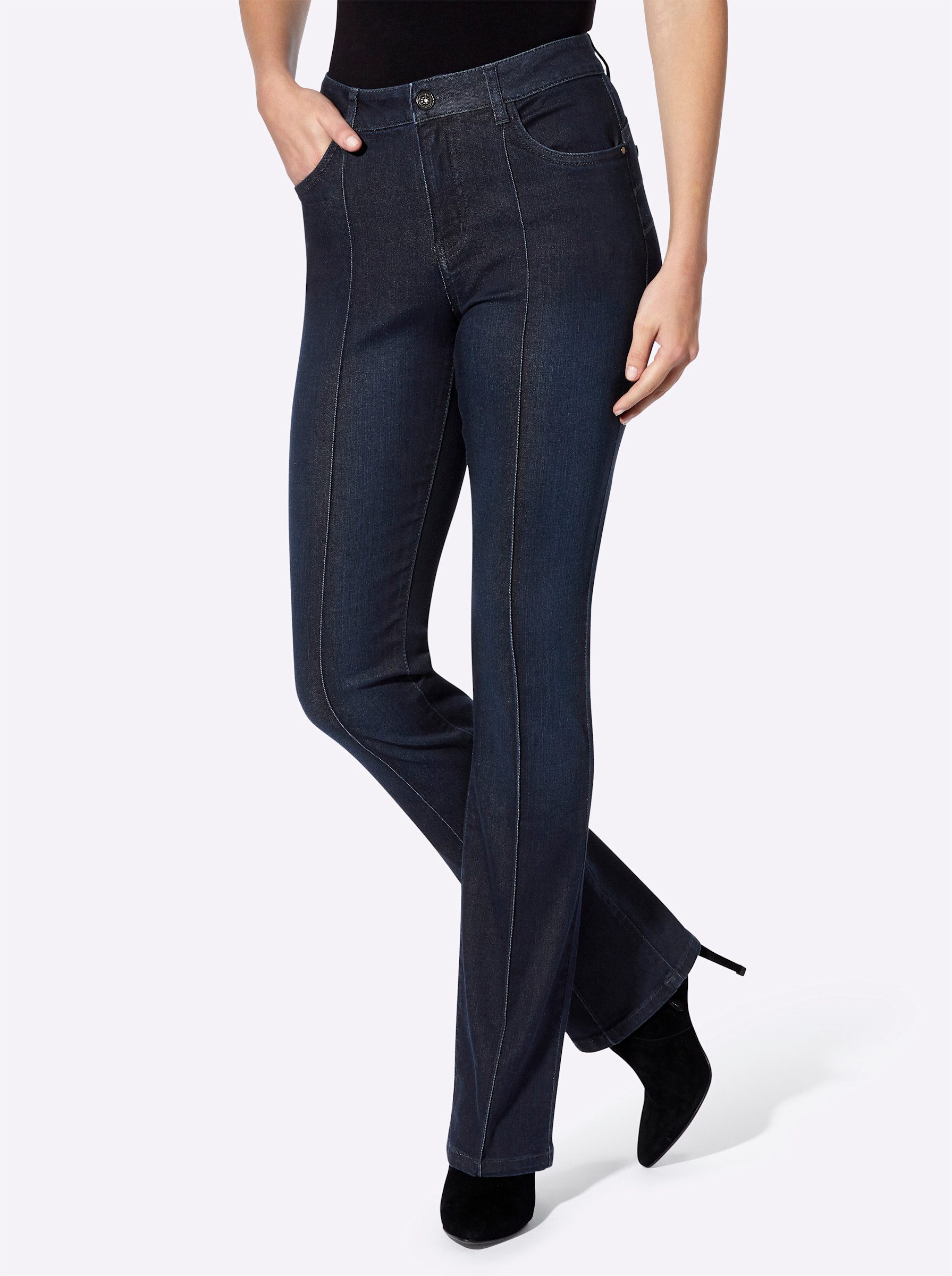 Bequeme Jeans Push-up-Jeans normal