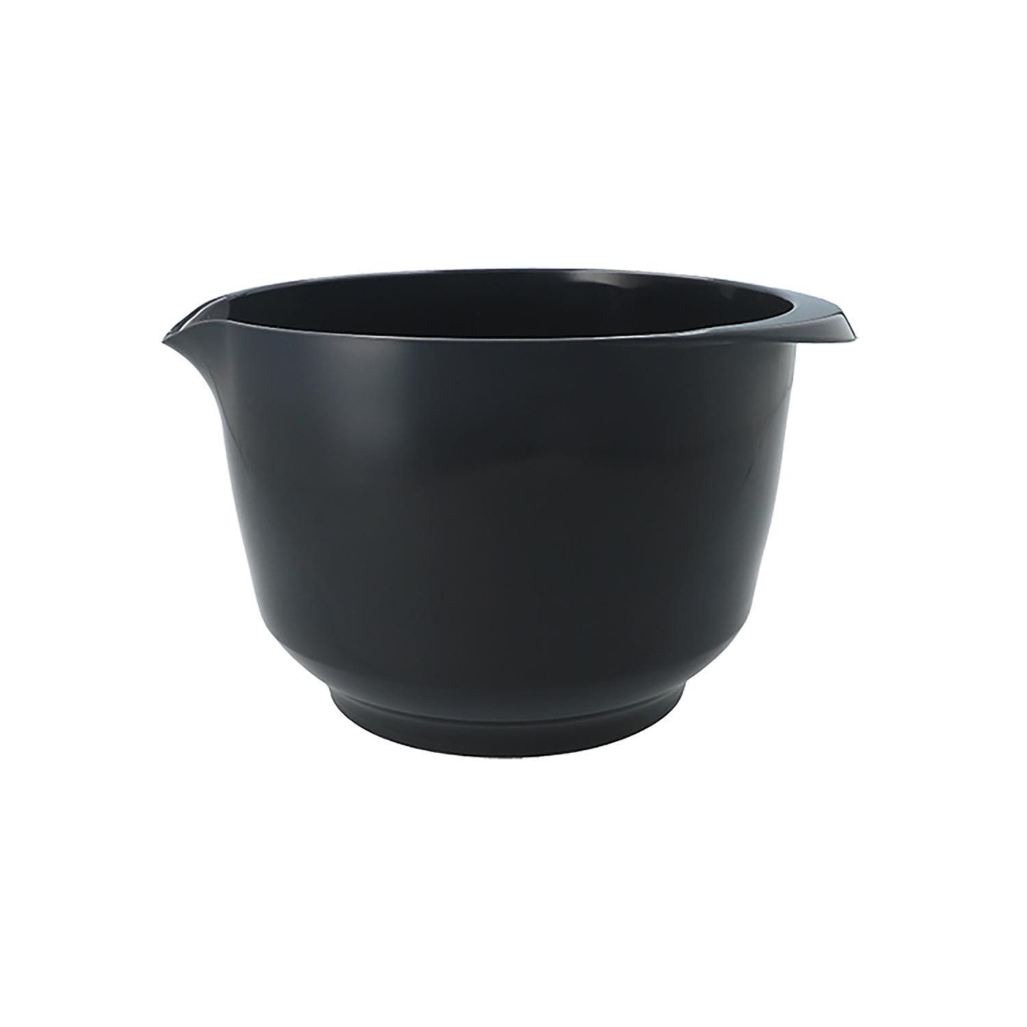 Birkmann Rührschüssel COLOUR KITCHEN, Dunkelgrau, B 24 cm, 3 Liter, Kunststoff, (1-tlg), PET-Kunststoff, mit Anti-Rutsch-Ring am Boden