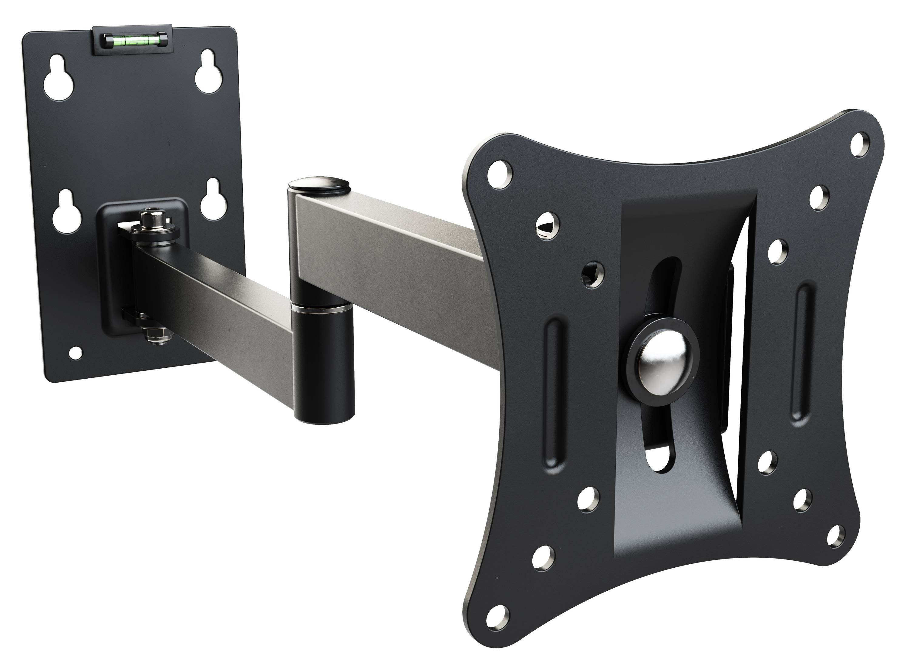 RICOO TV-Wandhalterung Monitor TV Wandhalterung 13"-29" bis 20 Kg schwenkbar R02-11, (bis 29 Zoll, VESA 50x50 bis 100x100, 1-tlg., ausziehbar neigbar schwenkbar 13 Zoll / 33cm bis 29 Zoll / 74 cm, bis 30° Neigung, bis zu 180° Schwenkung, Fernseher Halter universal)