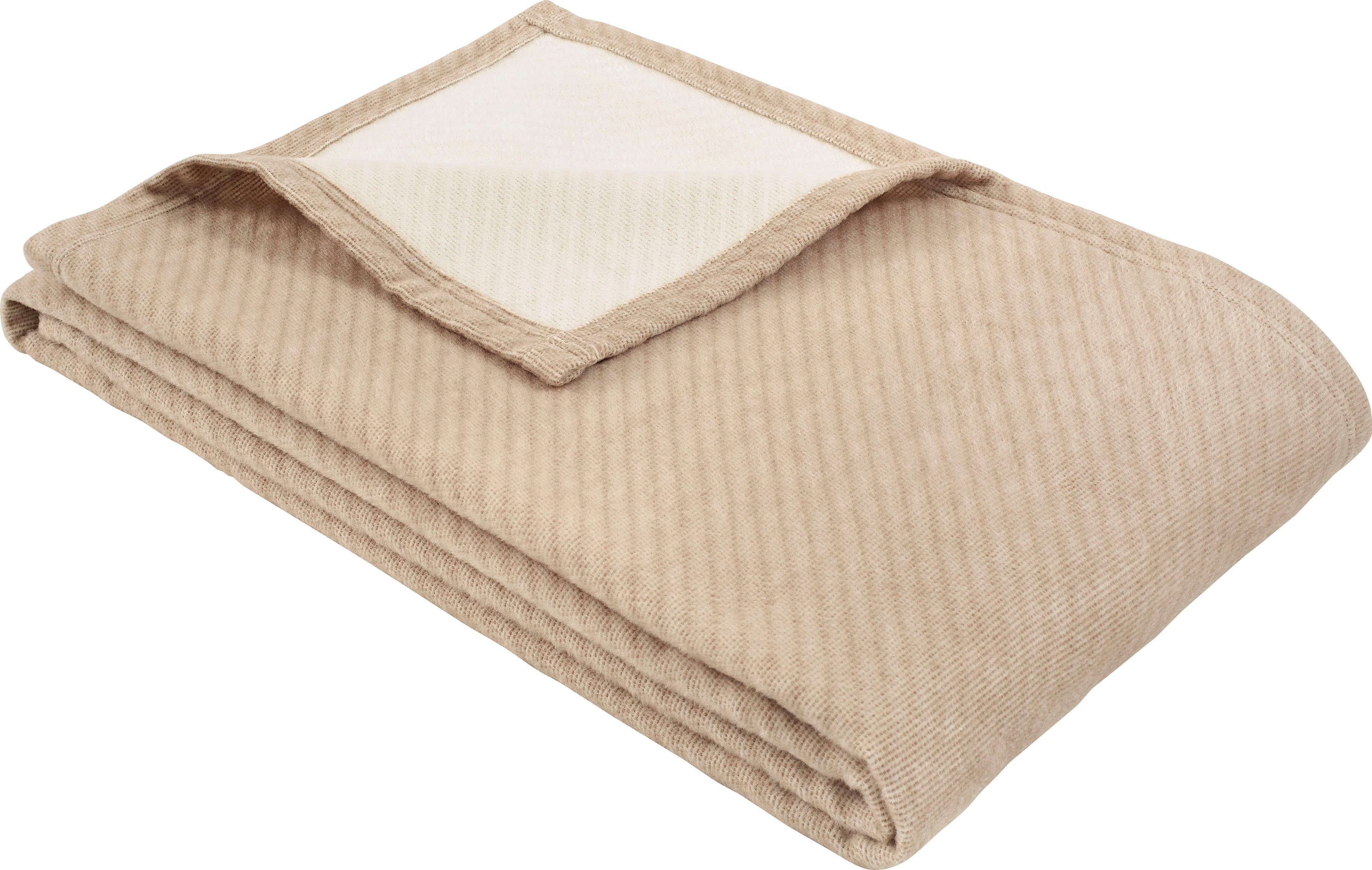 Wolldecke »Baumwoll-Tencel Decke Tennessee«, IBENA, schlicht online kaufen  | OTTO