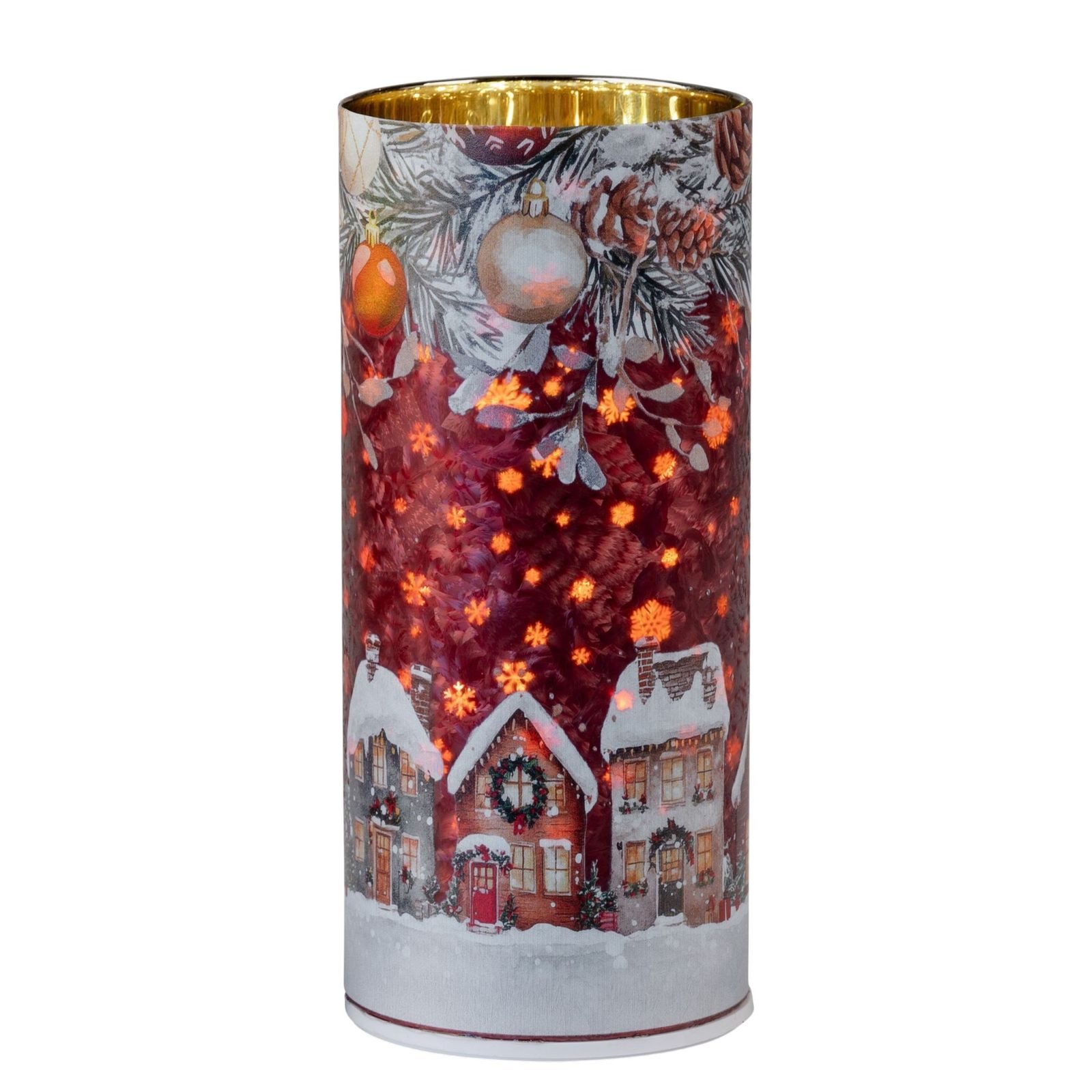 formano LED Dekolicht LED-Dekolicht 20 cm mit 360°-Drehfunktion und Timer 6h/18h Weihnachten, LED fest integriert