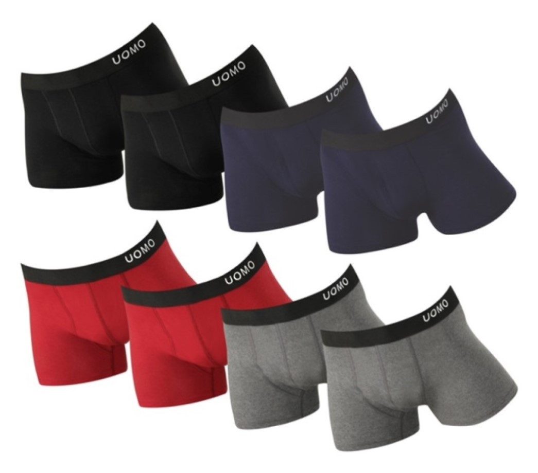 Jean&Pardian Boxershorts Uomo Retro Boxershorts 8er Pack aus 95% Baumwolle günstig online kaufen