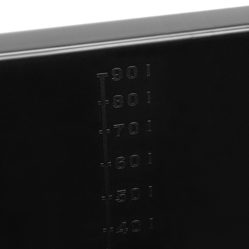 monzana bicycle cargo trailer, bicycle trailer with 90L plastic tub including coupling