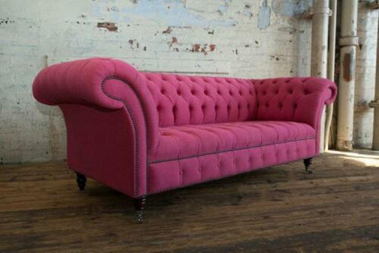 Sitzer Europe Designer in Textil, Sofas 3-Sitzer Couch Polster Pinke XXL Sofa Made Couchen 3 JVmoebel