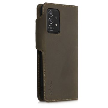 kalibri Handyhülle Hülle für Samsung Galaxy A52 / A52 5G / A52s 5G, Leder Handyhülle Handy Case Cover - Schutzhülle Lederhülle
