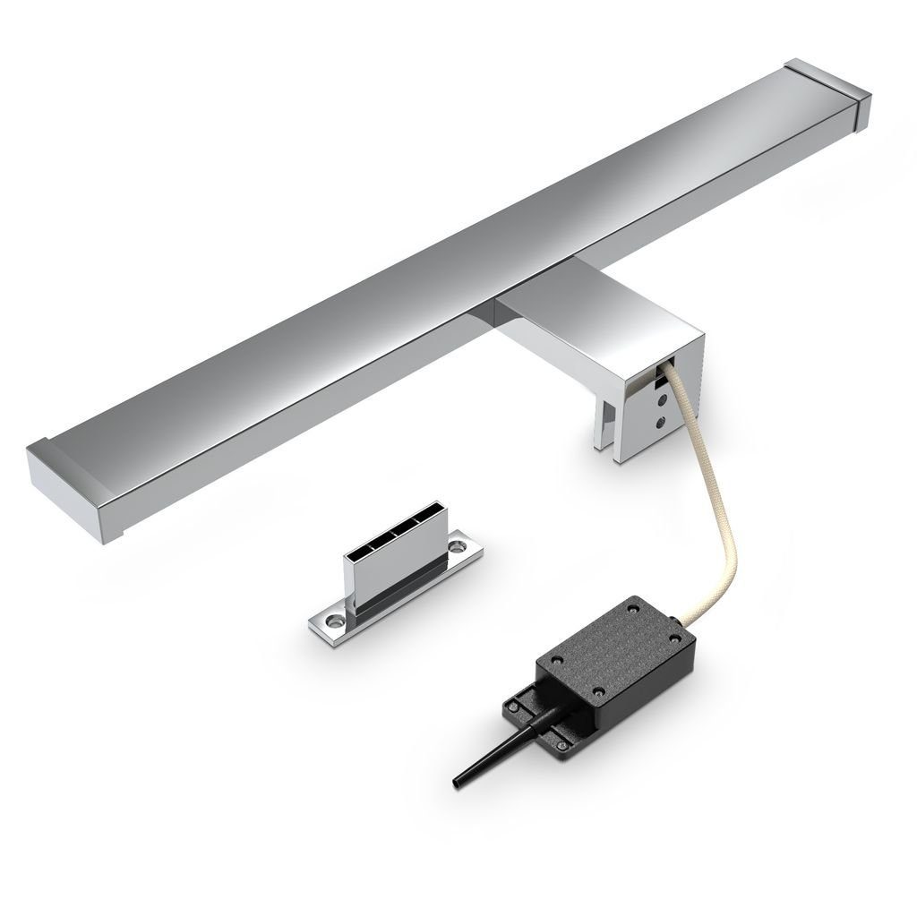 integriert, Neutralweiß, Badezimmer IP44 LED Schminklicht 600lm fest Wandleuchte 4.000K Spiegellampe Schrankleuchte BKL1230, B.K.Licht 40cm - Modern 7W